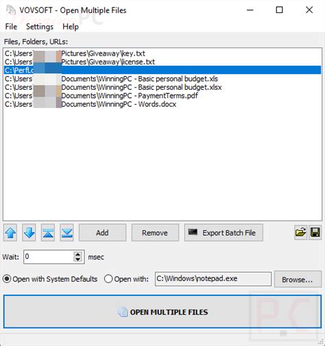Download VovSoft Open Multiple